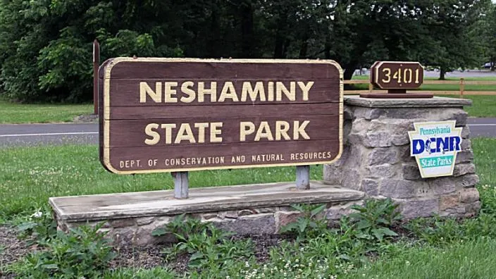 Neshaminy State Park in Willow Grove PA
