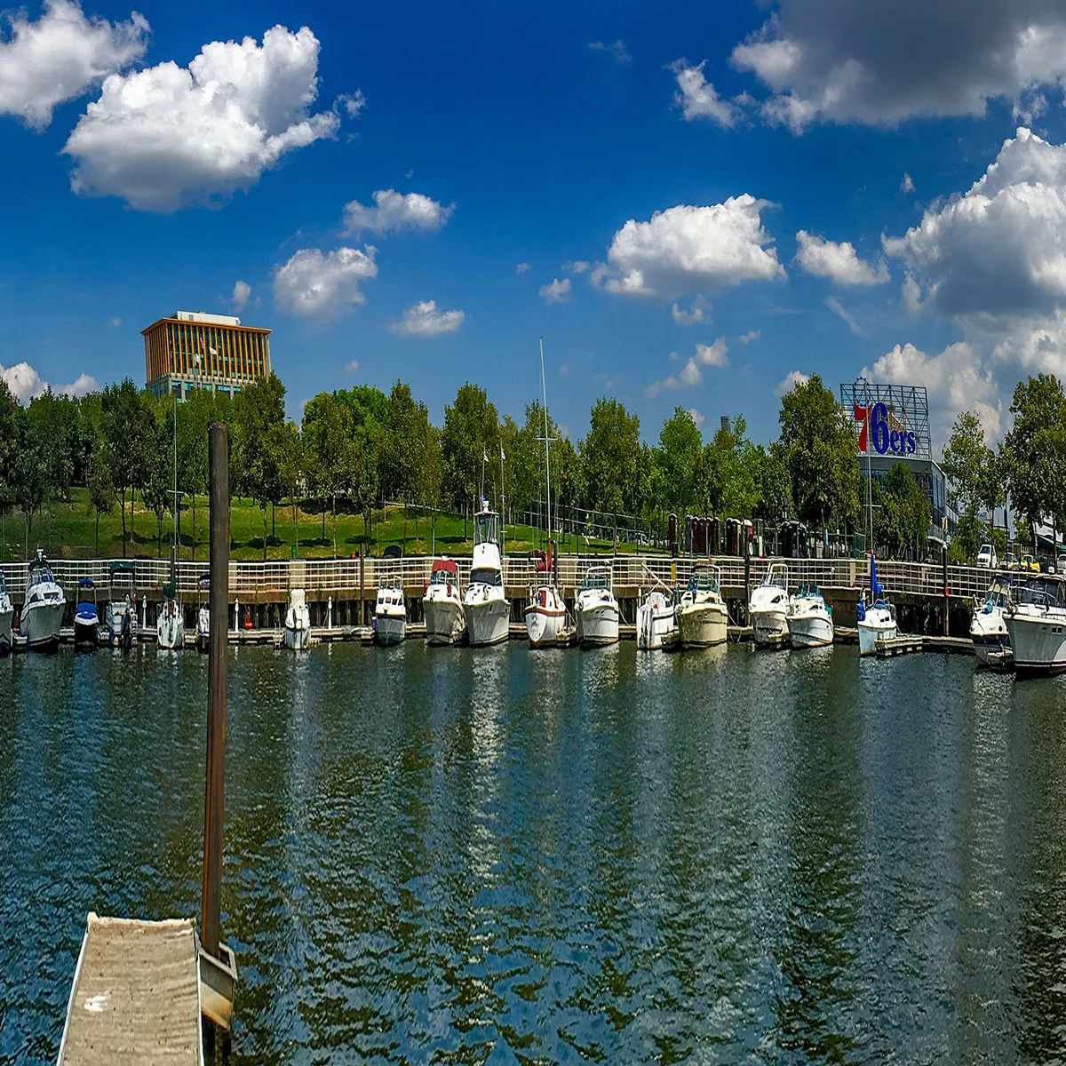 Wiggins Waterfront Park in Camden County, NJ