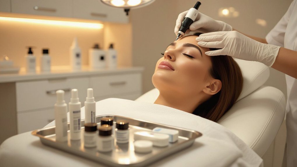 gradual soft filled eyebrow shading