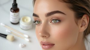 maintain permanent makeup brows