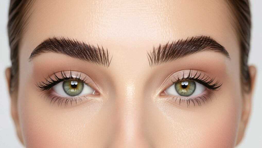 natural hair like brow strokes