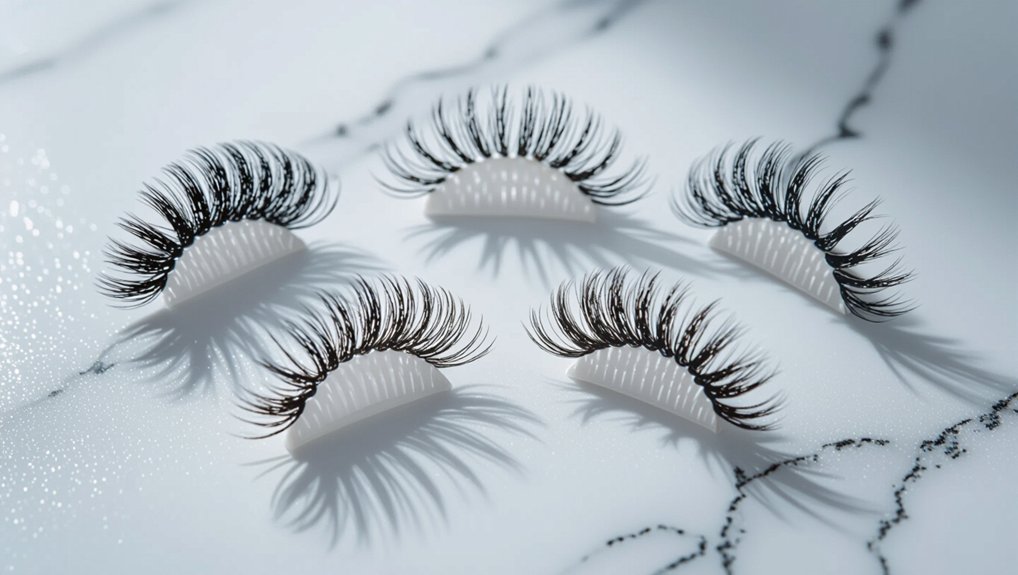 natural volume eyelash clusters