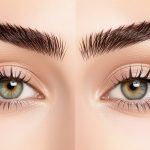 powdered shading soft filled brows