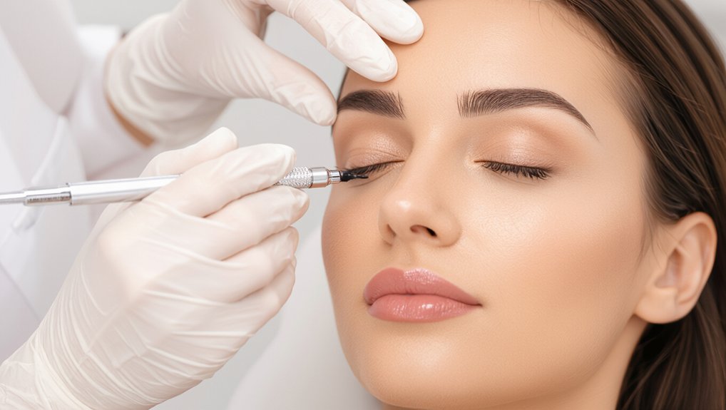 slight discomfort during application